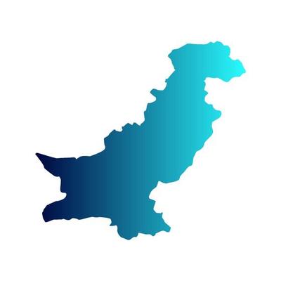 Illustrated pakistan map