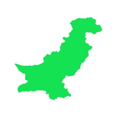 Illustrated pakistan map