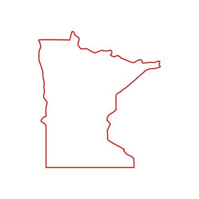 Minnesota map illustrated