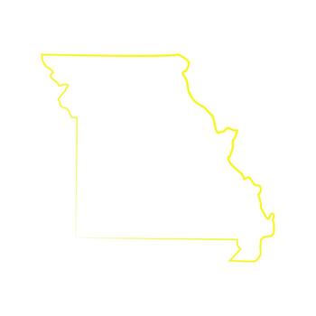 Minnesota map illustrated vector