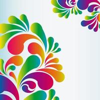 Abstract colorful arc-drop background. Vector. vector