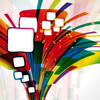 Multicolor abstract bright background. Elements for design. Eps10.