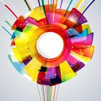 Multicolor abstract bright background. Elements for design. Eps10. vector