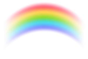 icono de arco iris aislado sobre fondo blanco vector