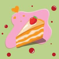 cute bakery cartoon background vector