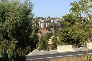 Landscape in a small town in northern Israel photo