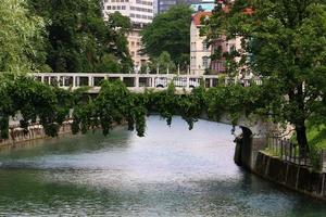 Bridge - architectural structures for crossing a water barrier. photo