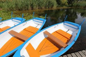 Full-flowing Danube in the Austrian capital Vienna photo