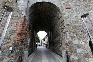 El castillo de Ljubljana es una fortaleza en la capital eslovena Ljubljana foto