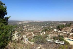 Landscape in a small town in northern Israel photo