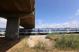 Bridge - architectural structures for crossing a water barrier. photo