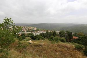 Natural landscape in northern Israel photo