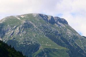 The Alps are a tall and long mountain range in Europe photo