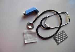Medical stethoscope to recognize patients photo
