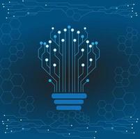idea circuit board graphic shape data vector Template Process concept Step for strategy and information education
