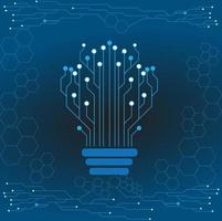 idea circuit board graphic shape data vector Template Process concept Step for strategy and information education