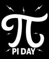 Pi day vector design