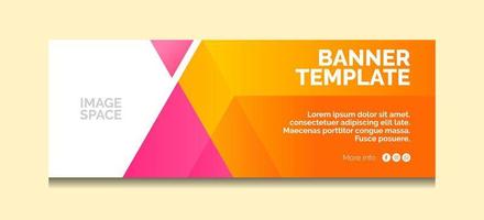 banner template vector and graphic