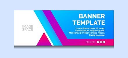 banner template vector and graphic