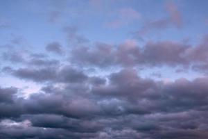 Sky with clouds photo