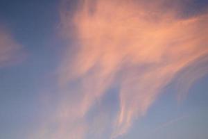 cielo con nubes foto