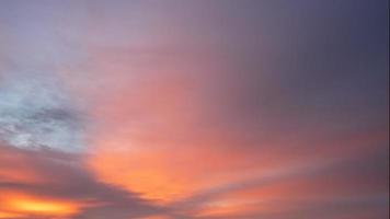 Sky with red-colored clouds photo