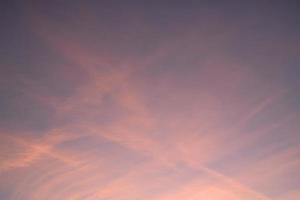 Sky with red-colored clouds photo