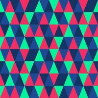 patrón geométrico vectorial sin inconvenientes con un montón de pequeños triángulos coloridos. buena impresión para papel de envolver, diseño de embalaje, papel pintado, baldosas de cerámica y textiles en un estilo moderno minimalista vector