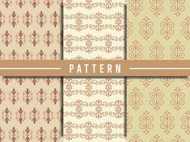 seamless pattern set design template, with a luxury pattern, suitable for packaging various kinds of food, cosmetics, and others vector