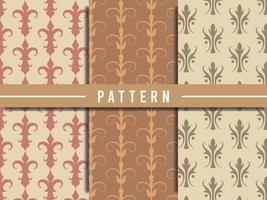 seamless pattern set design template, with a luxury pattern, suitable for packaging various kinds of food, cosmetics, and others vector