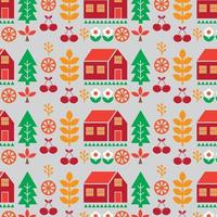 house n leaf pattern illustration vector stock