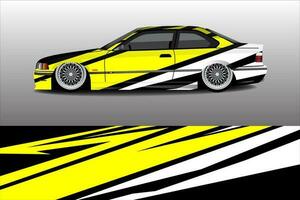 rally racing car wrap livery sticker design vector