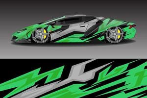 diseño de etiqueta de librea de envoltura de coche de carreras de rally vector