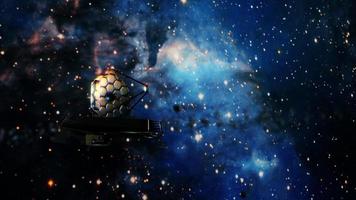 Galaxy exploration with Nasa James Webs Telescope video