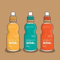 Sport bottle template design in multicolor design for product branding template design vector