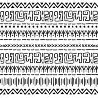 Navajo seamless pattern. Ikat background with traditional design texture vector