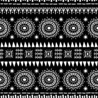 Navajo seamless pattern. Ikat background with traditional design texture vector