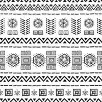 Navajo seamless pattern. Ikat background with traditional design texture vector