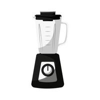 Vector illustration of isolated kitchen blender mixer food grinder in cartoon style.