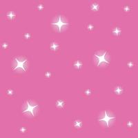 conjunto de estrellas sobre fondo rosa. patrones sin fisuras vector