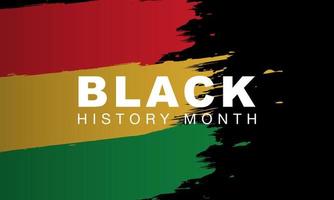 Black history month celebrate. vector illustration design graphic Black history month