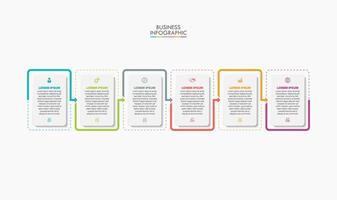 Presentation business infographic template vector