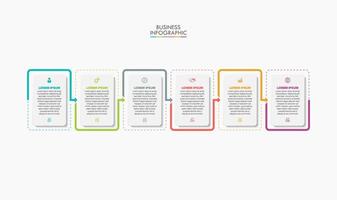 Presentation business infographic template vector