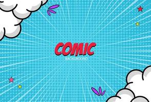 comic background, with halftone effect, background illustration, vector eps 10