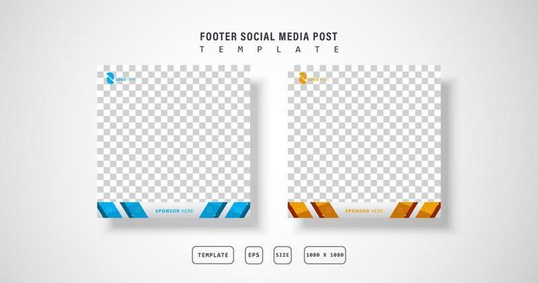footnote social media post,style 4 background, eps 10 vector