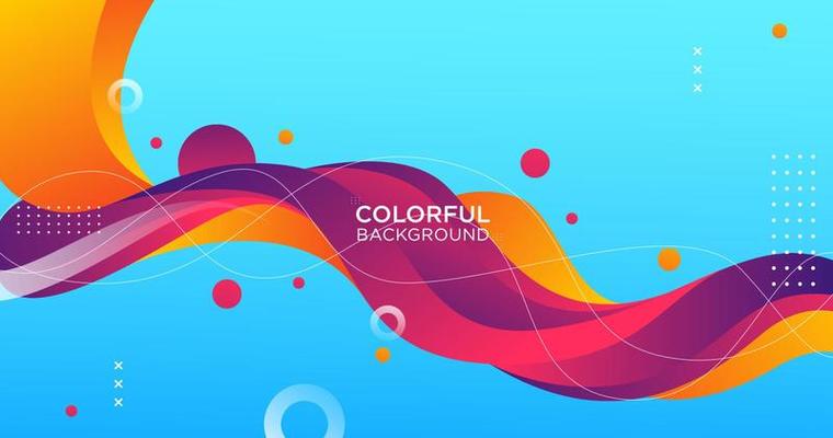 Colorful flow background, gradation, eps 10