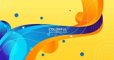 Colorful flow background, gradation, eps 10 vector