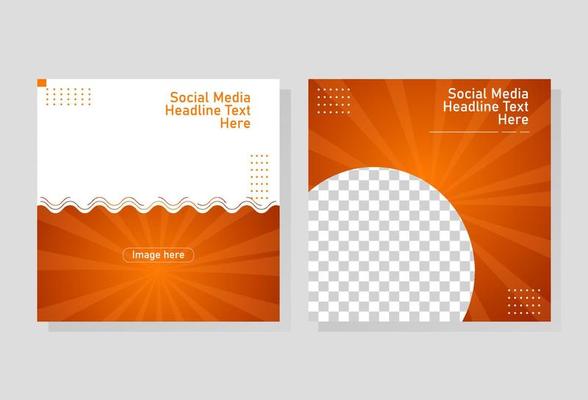 modern abstract social media post, re-editable design, vector eps 10