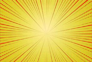 yellow zoom comic abstract background Vector eps 10