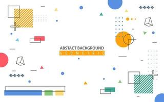 abstract geometric background, with simple and super bright colors, vector illustration eps 10